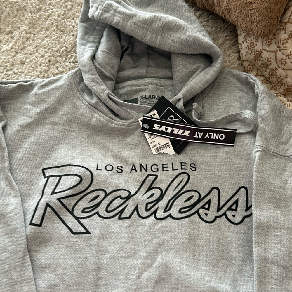 BNWT Young & Restless Los Angeles Gray Hoodie